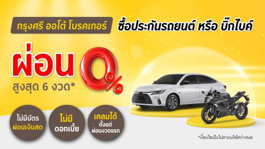 แบ่งจ่ายเงินสด! ผ่อน 0% สูงสุด 6 เดือน แบ่งจ่ายเงินสด! ผ่อน 0% สูงสุด 6 เดือน