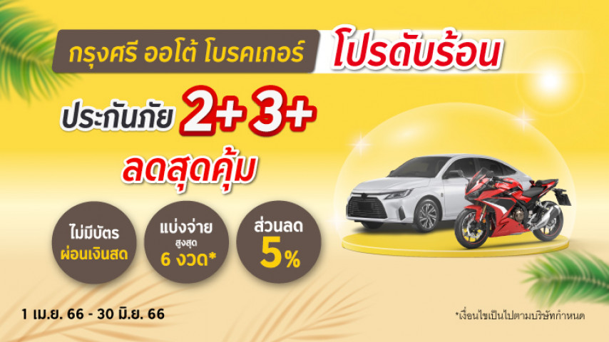 โปรดับร้อน ประกันภัย 2+ 3+ ลดสุดคุ้ม โปรดับร้อน ประกันภัย 2+ 3+ ลดสุดคุ้ม
